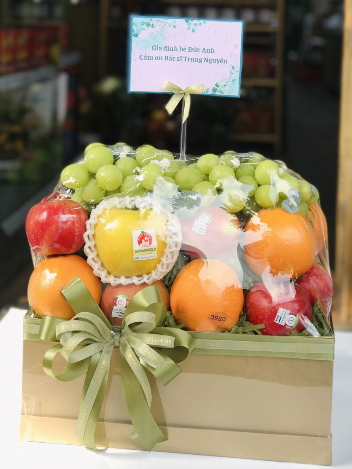 Giỏ trái cây- Món quà tinh thần