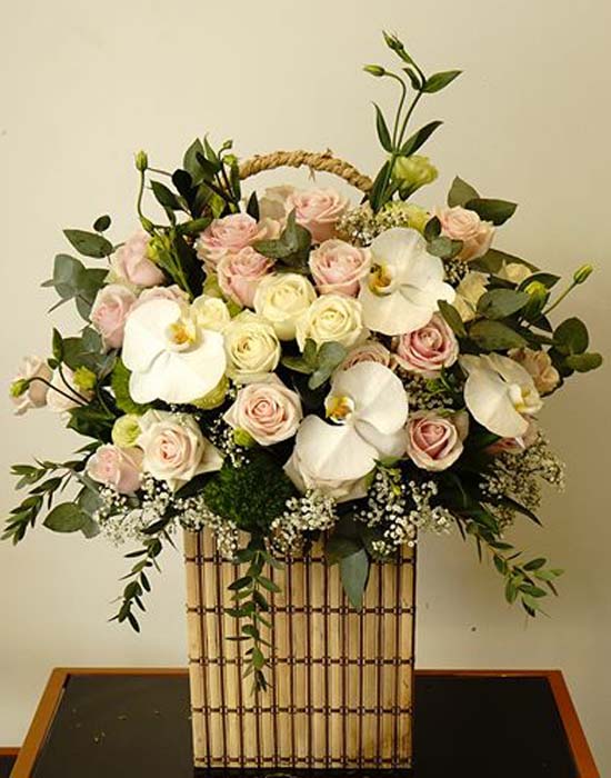 Hoa chúc mừng phong cách vintage