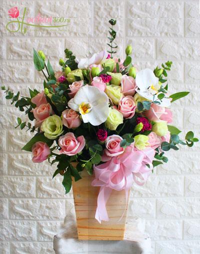 Hộp hoa chúc mừng - Sự lựa chọn thông minh